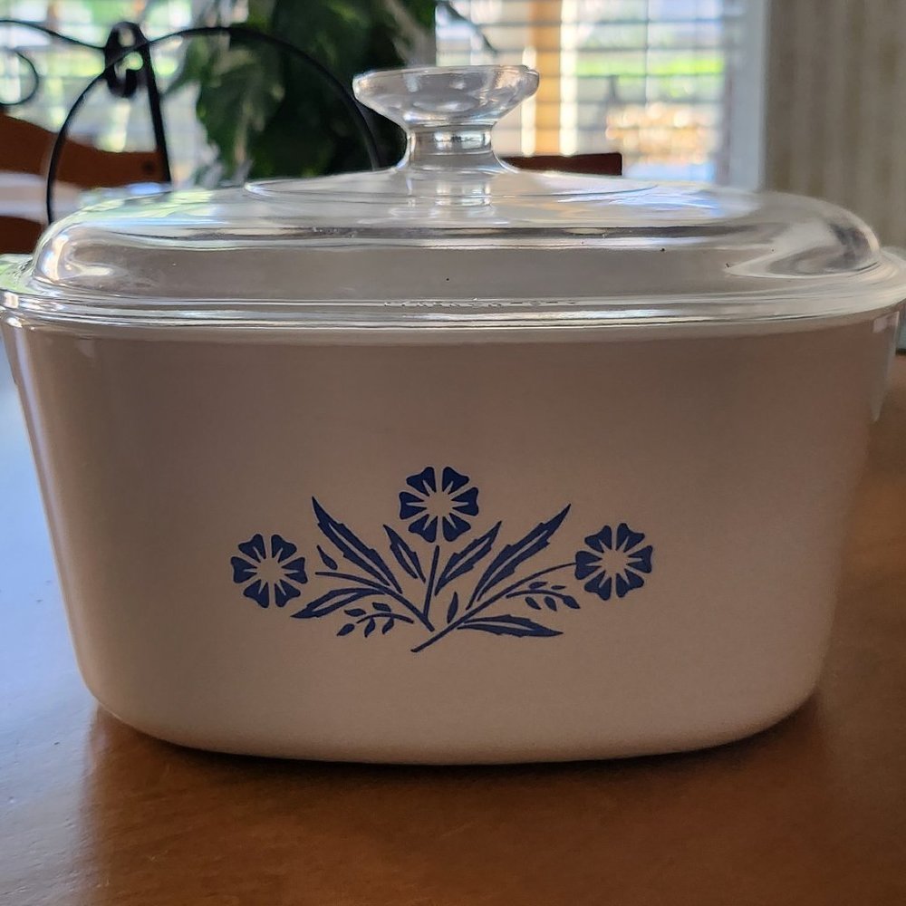 Corningware Blue Cornflower Large Casserole Dish